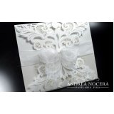 convite de casamento luxo rustico preço Santa Cruz