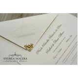 convites de luxo casamento valor Vila Leopoldina