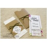 onde encontro papelaria fina de convite rústico personalizado Jardim Marajoara