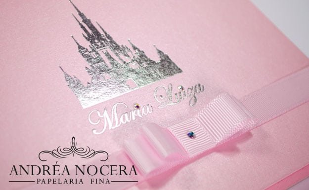 Convite de Debutante com o Castelo da Disney