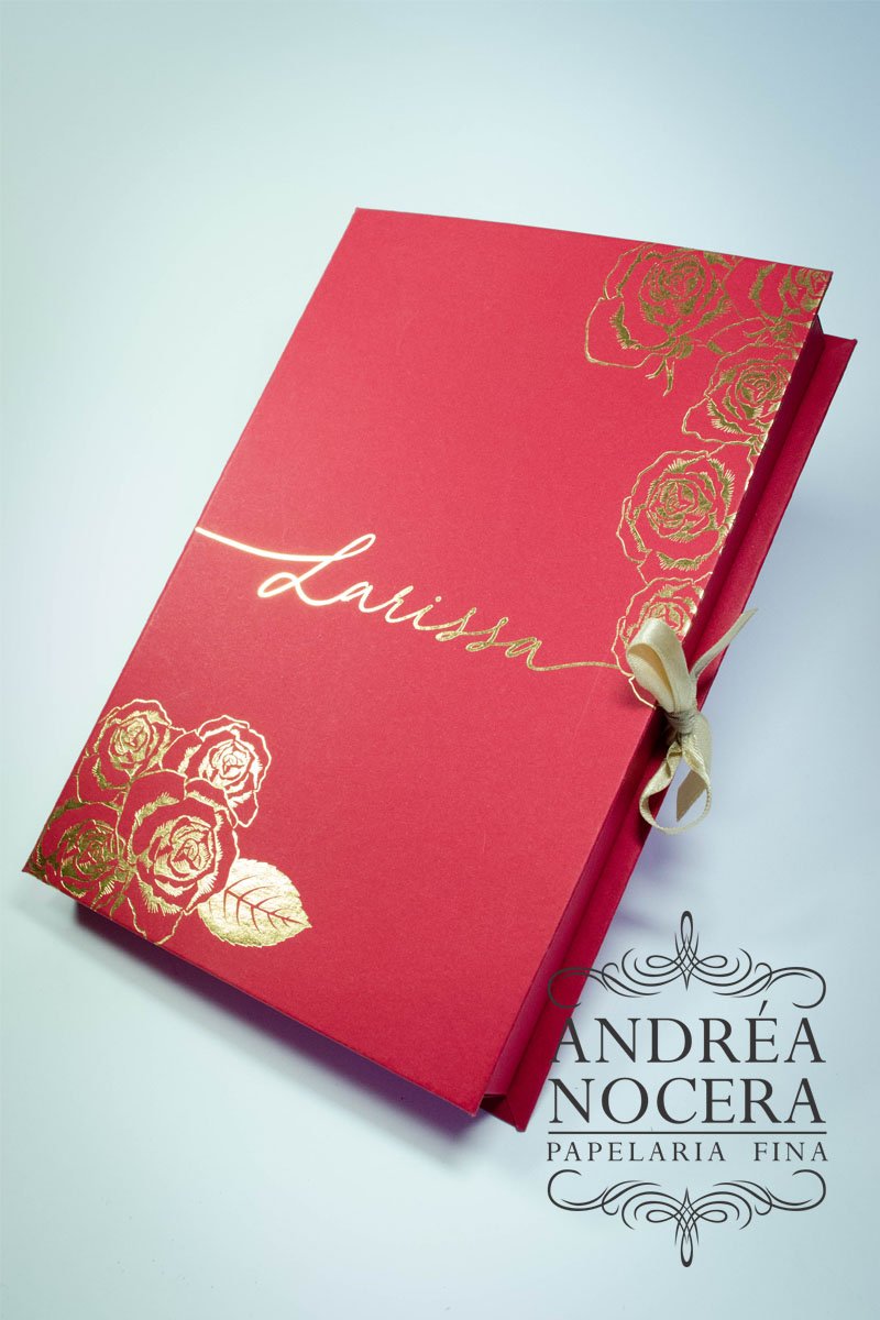 Convite de Debutante em formato de livro