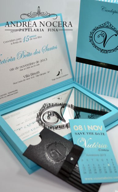 Convite de Debutante com Espelho