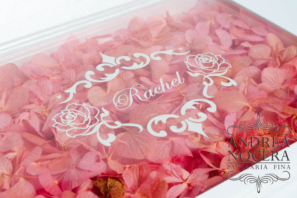 Convite de 15 anos Floral Villa Bisutti