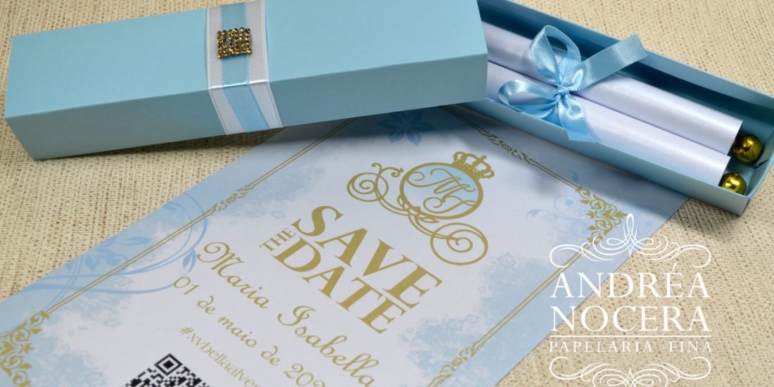 save the date cinderela